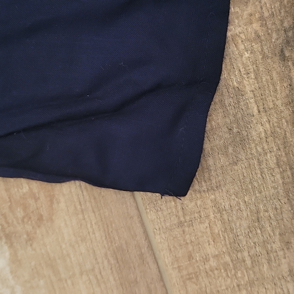 Womens Patrons of Peace Small Navy Wide Leg Parts NWT - Picture 4 of 8